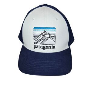 Patagonia Blue and White Snap Back Hat
